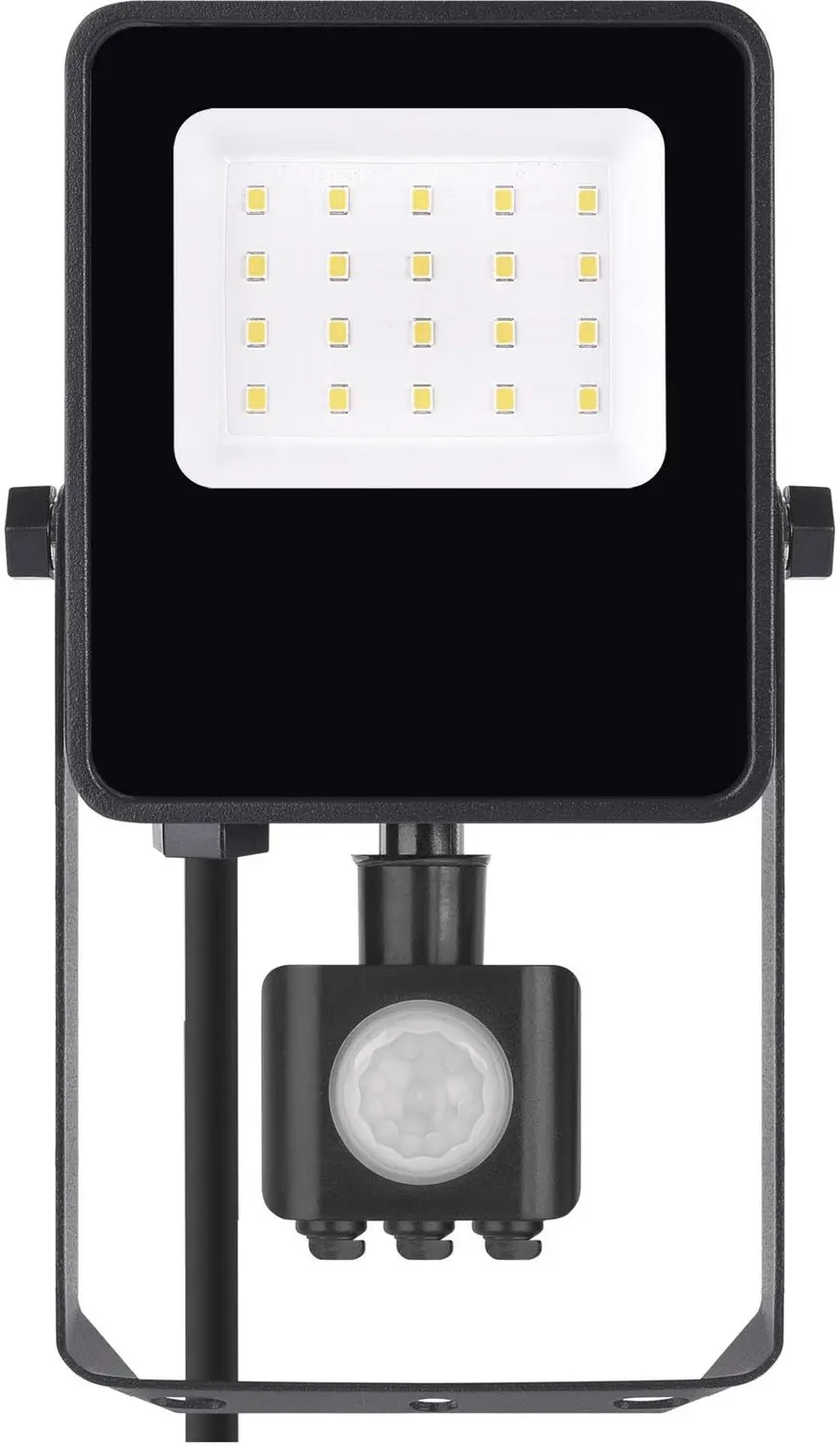 EMOS VISIO LED-spot met bewegingssensor, 10 W, zwart, neutraal wit, ZS2913