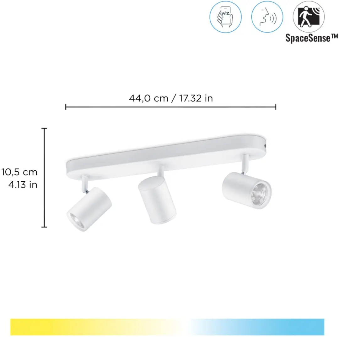 WiZ Imageo 3 Plafondlamp TW - afbeelding 3 van 6