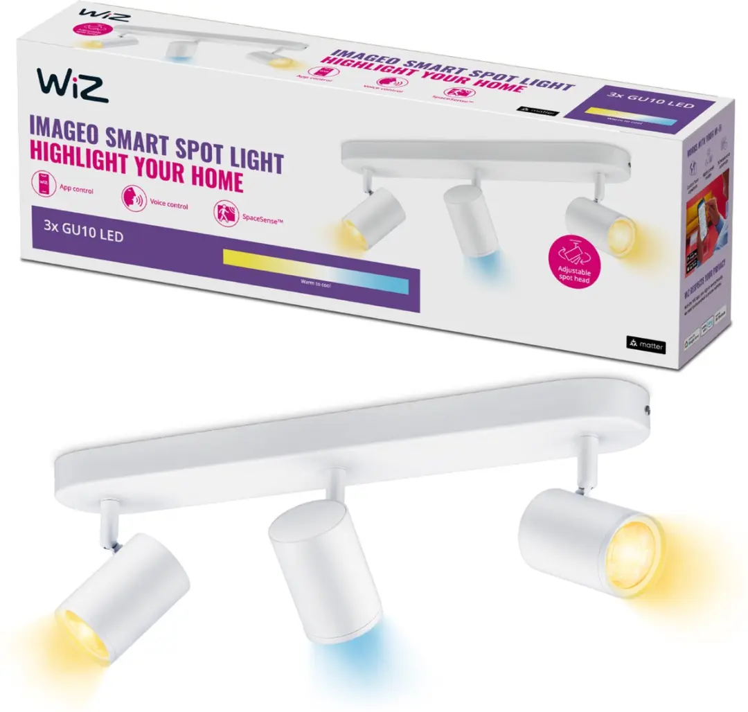 WiZ Imageo 3 Plafondlamp TW