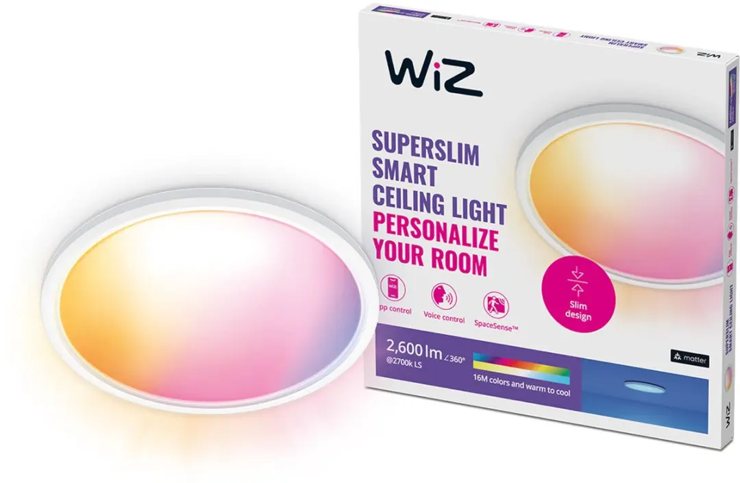 WiZ SuperSlim Plafondlamp 929003300901