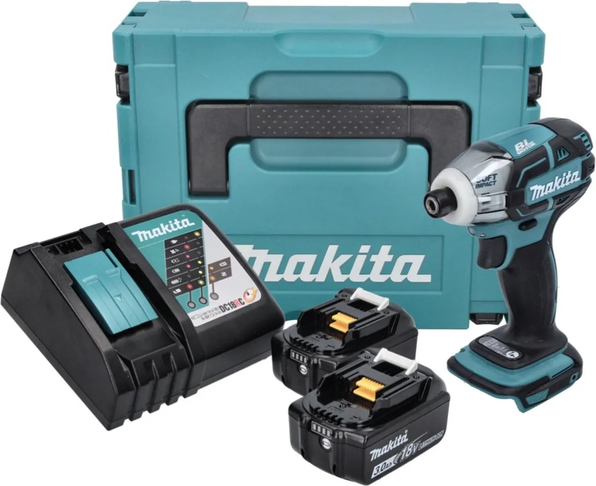 Makita DTS 141 RFJ Accuschroevendraaier 18V 40Nm - 2x 3.0Ah + Lader + Makpac