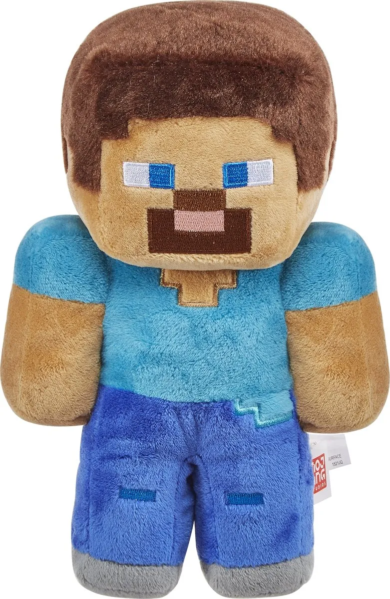 Minecraft Pluche Steve Knuffel 15cm