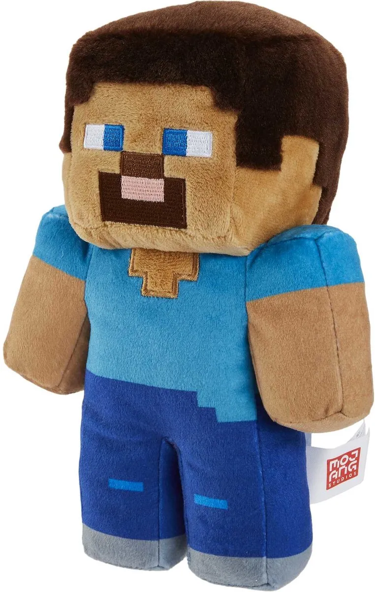 Minecraft Pluche Steve Knuffel 15cm