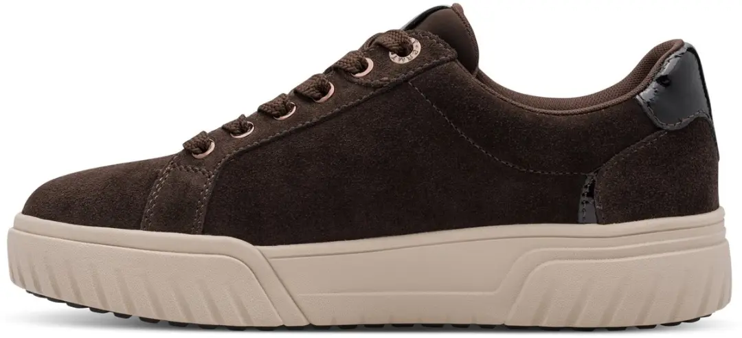 Tamaris Comfort Essentials Dames Sneakers - Mocca Suede - afbeelding 3 van 6