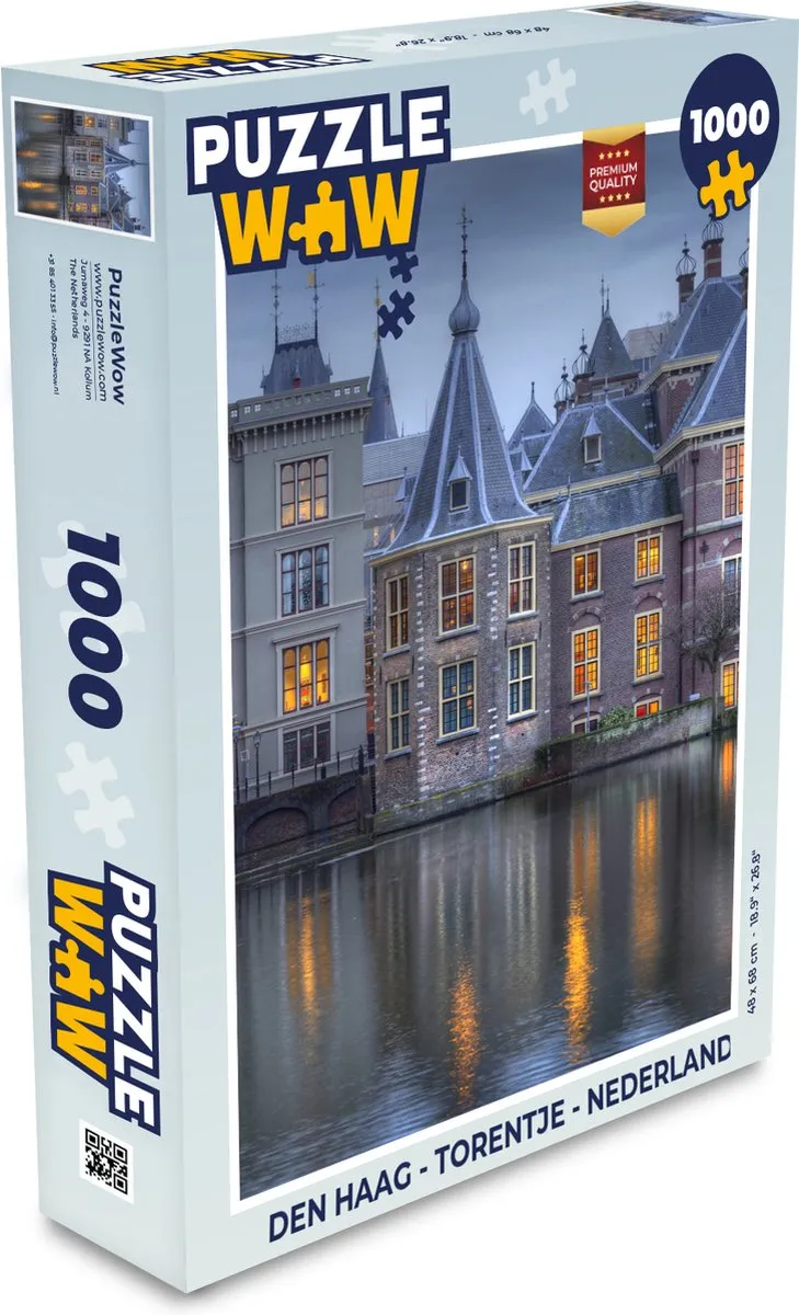 PuzzleWow Den Haag Torentje Legpuzzel 1000 Stuks