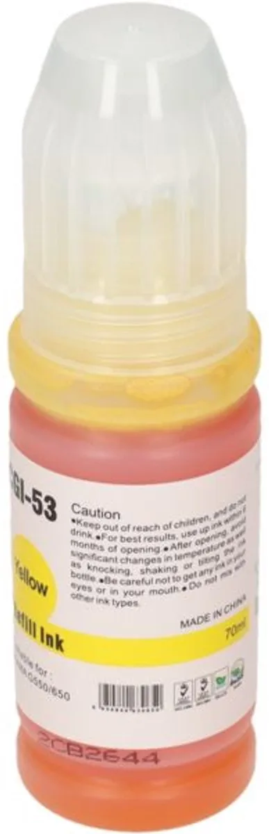 PrintAbout GI-53Y Inktcartridge Geel
