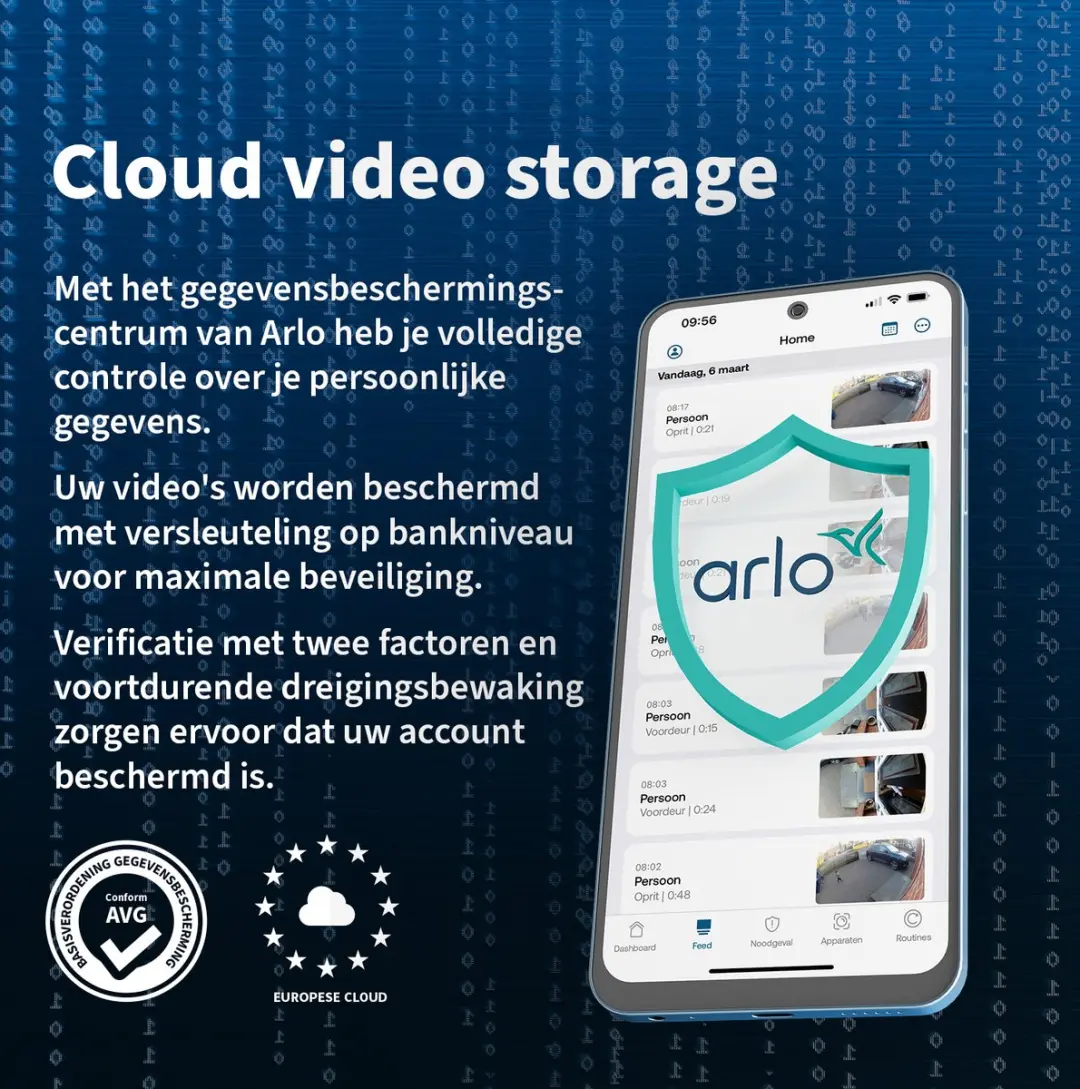Arlo Essential 3 2K beveiligingscamera VMC3080-100EUS - afbeelding 2 van 6