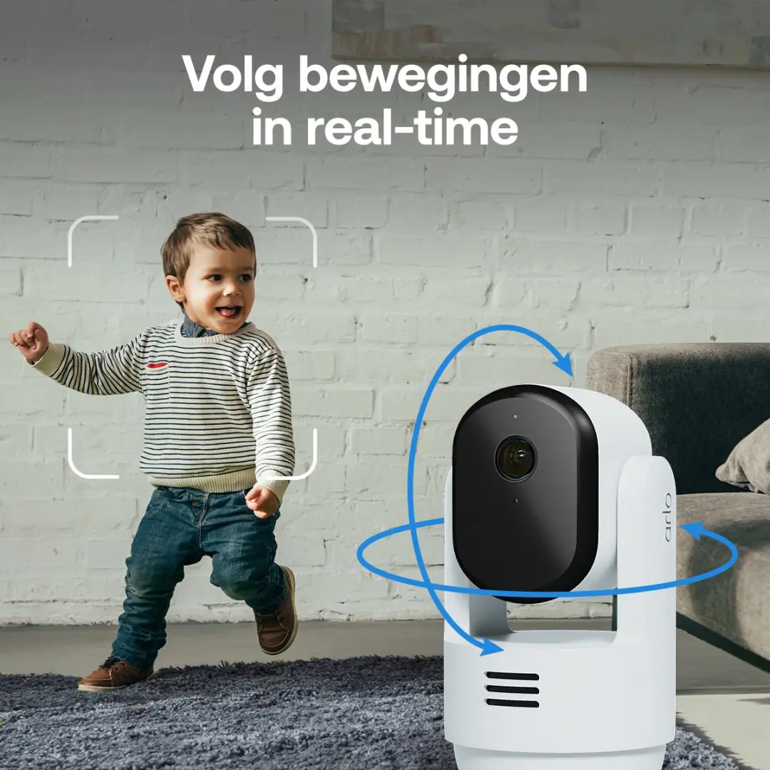 Arlo Essential 3 2K PTZ Binnencamera - 2-pack - VMC3273-100EUS - afbeelding 3 van 6