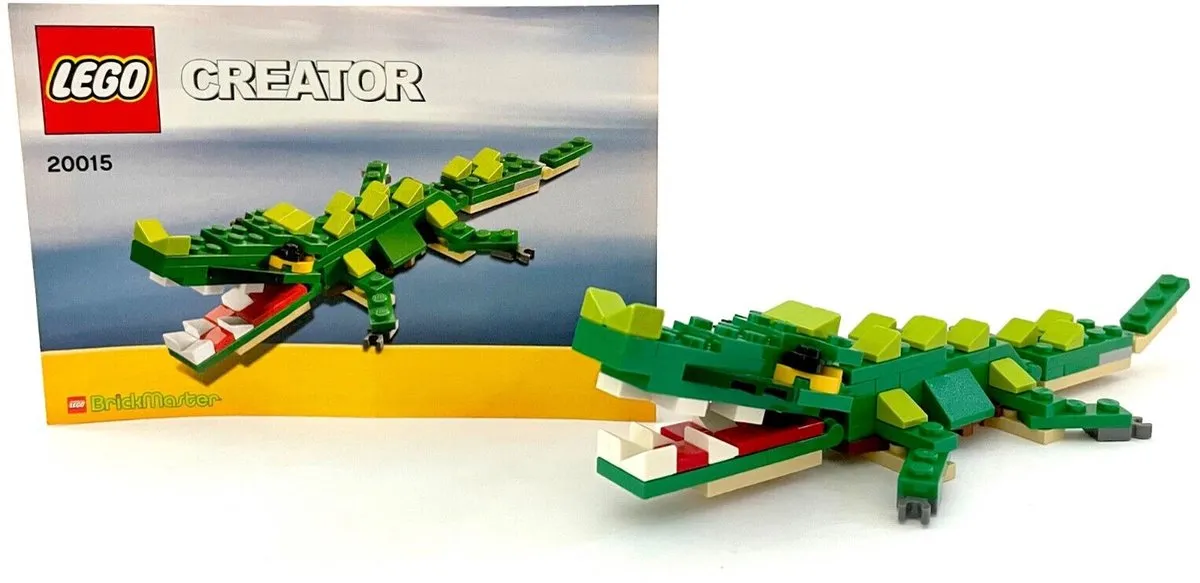 LEGO Creator Crocodile 89 Stenen - Multicolor - afbeelding 2 van 2