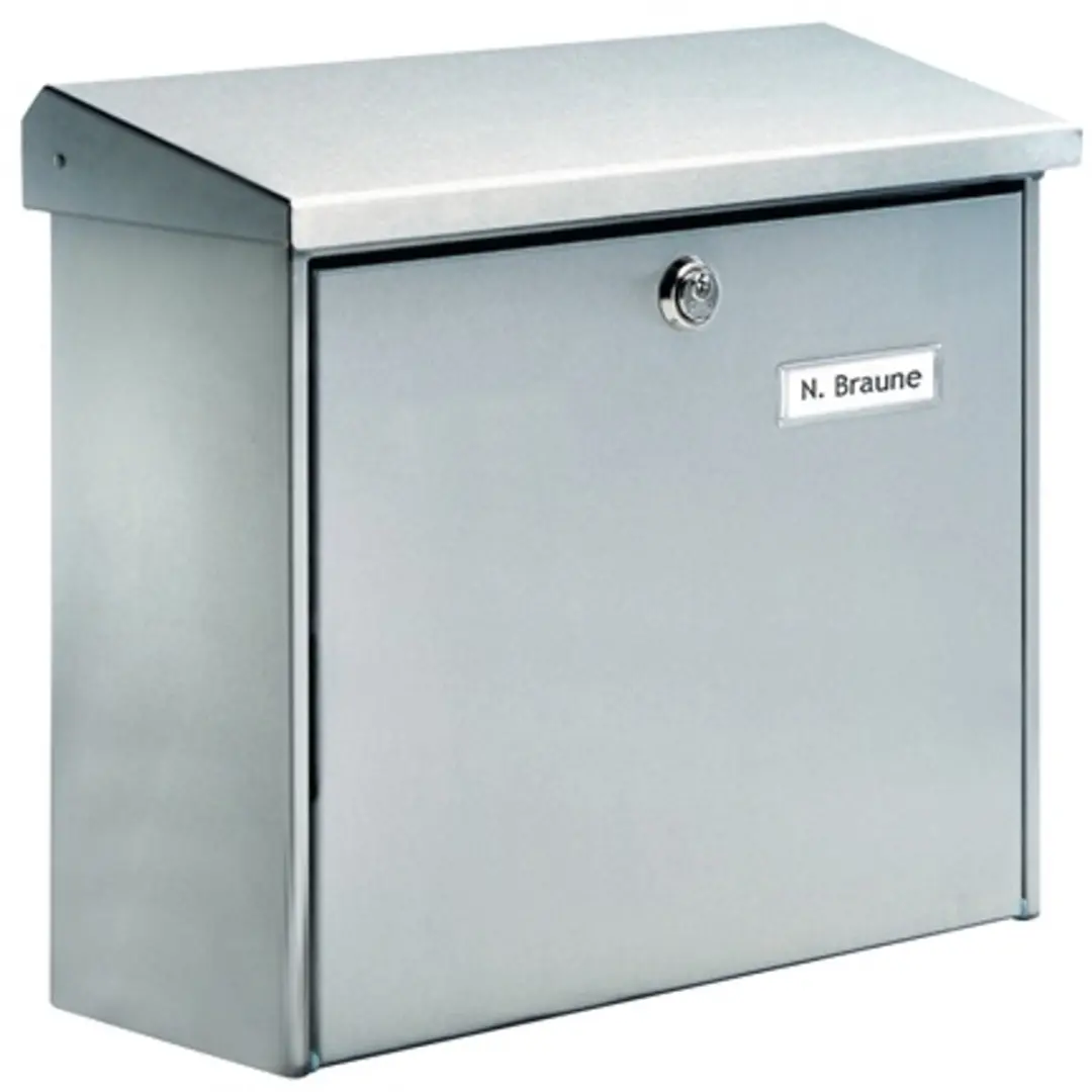 Burg-Wächter Comfort 3913 NI Brievenbus - RVS - Zilver - afbeelding 6 van 6