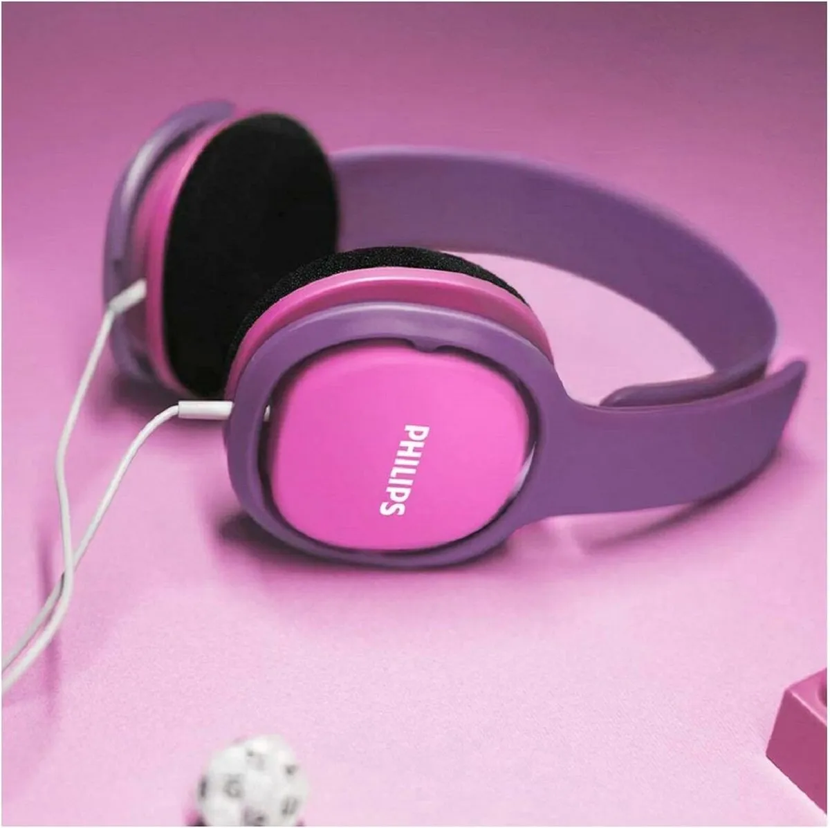 Philips SHK2000 Kids Koptelefoon - Roze/Paars