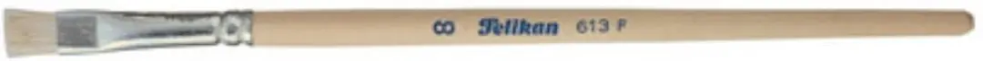 Pelikan 613F Platte Kwast 8 mm