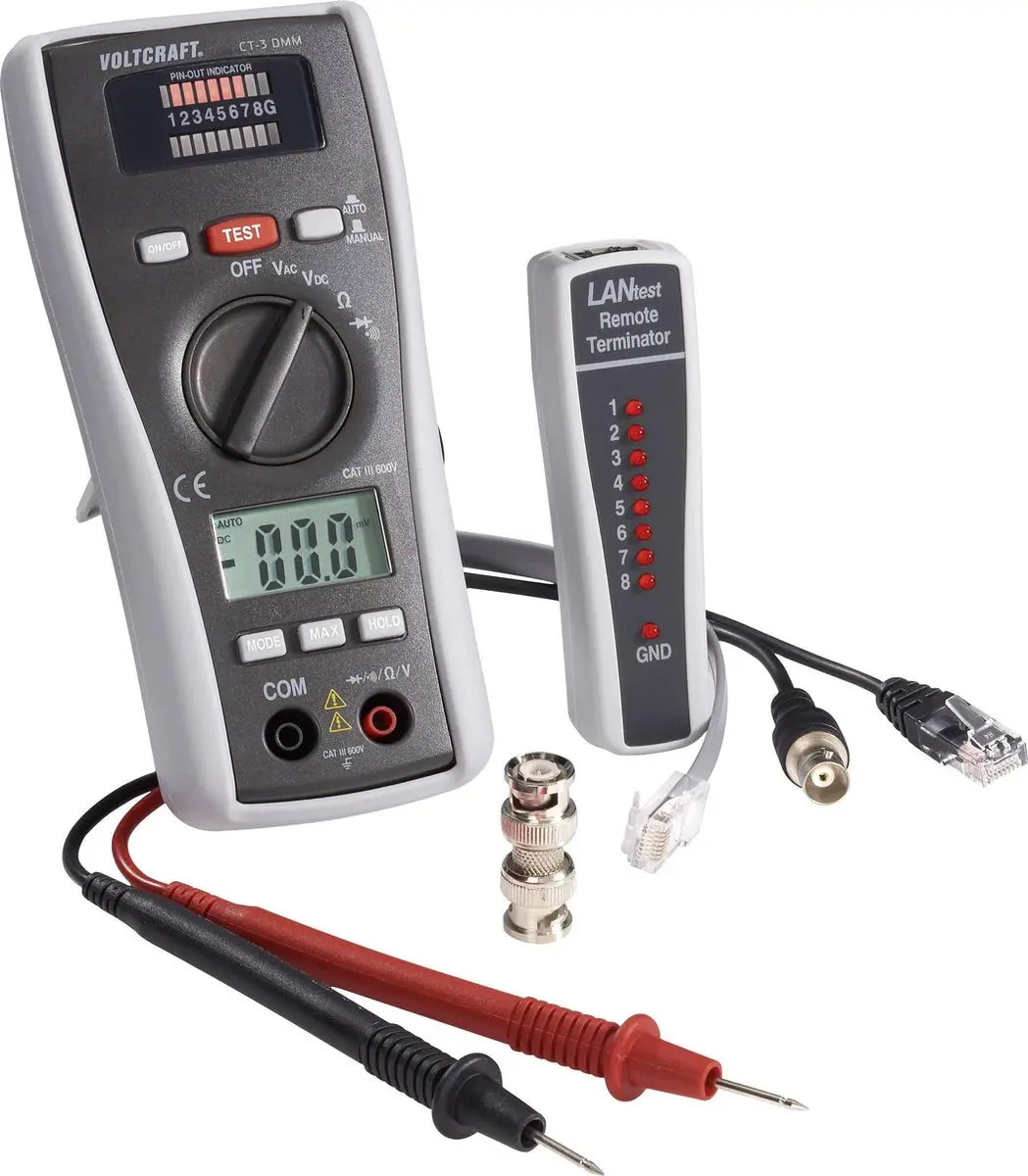 Voltcraft CT-3 DMM Kabeltester