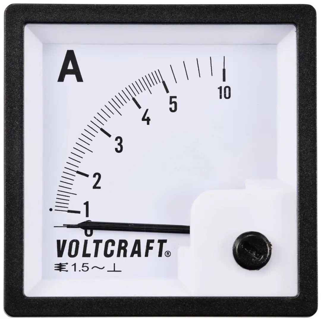 Voltcraft AM-72X72/5A Analoog inbouwmeetinstrument - 5A - afbeelding 3 van 3