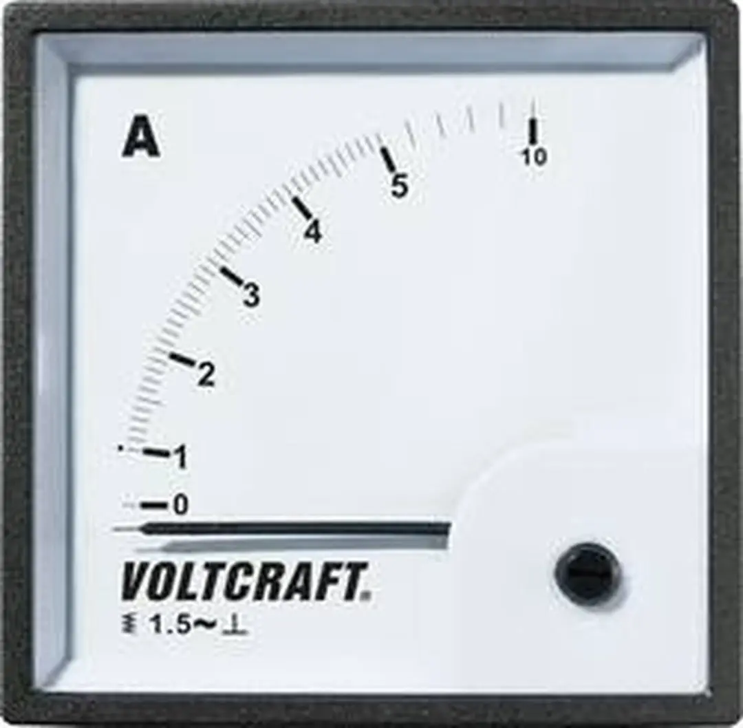Voltcraft AM-72X72/5A Analoog inbouwmeetinstrument
