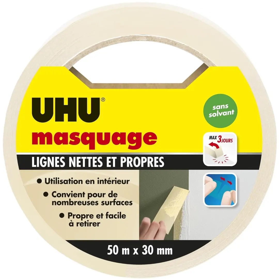 UHU Rollafix Afplaktape 30m x 50mm