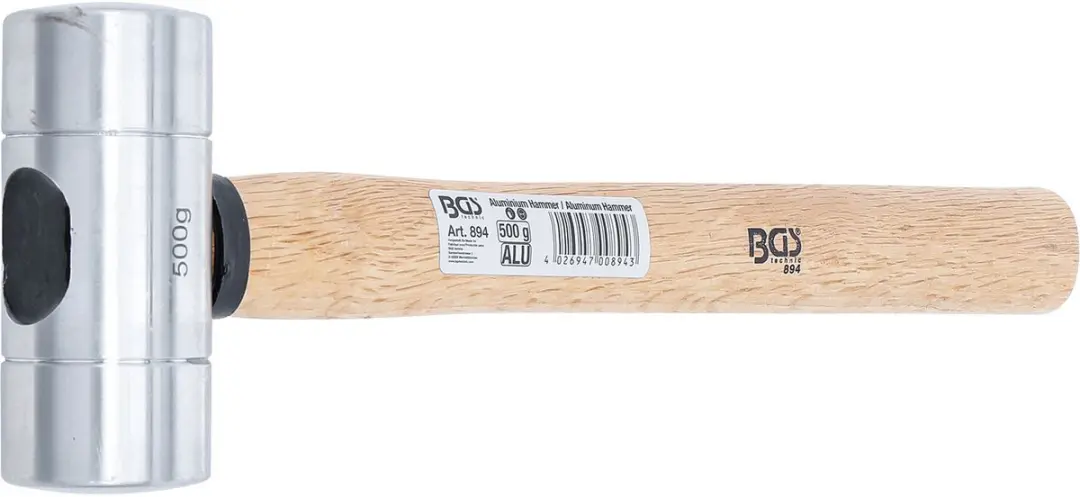 BGS Aluminium hamer 500 g - afbeelding 3 van 6