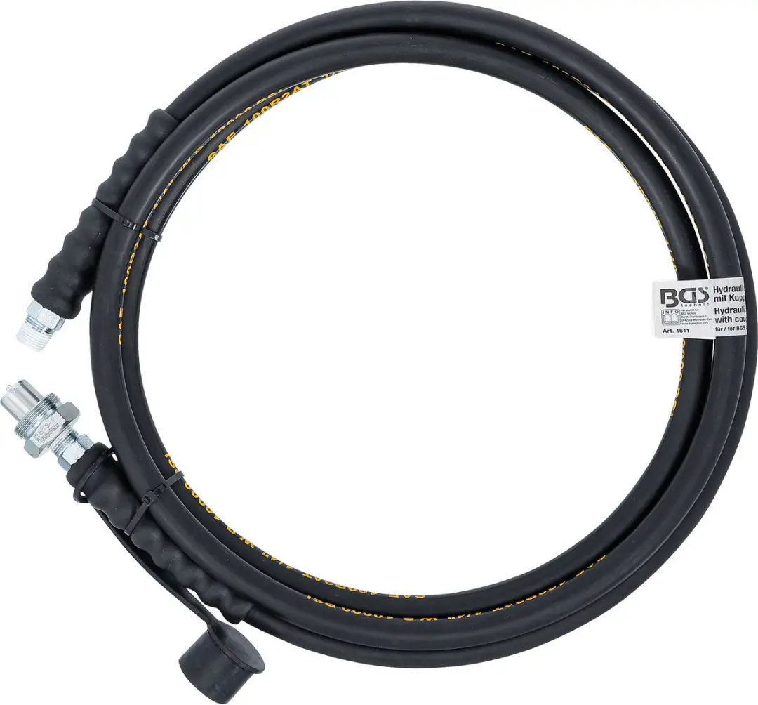 BGS technic Hydraulische slang met koppeling - 1,8 m - 689 bar - afbeelding 3 van 3