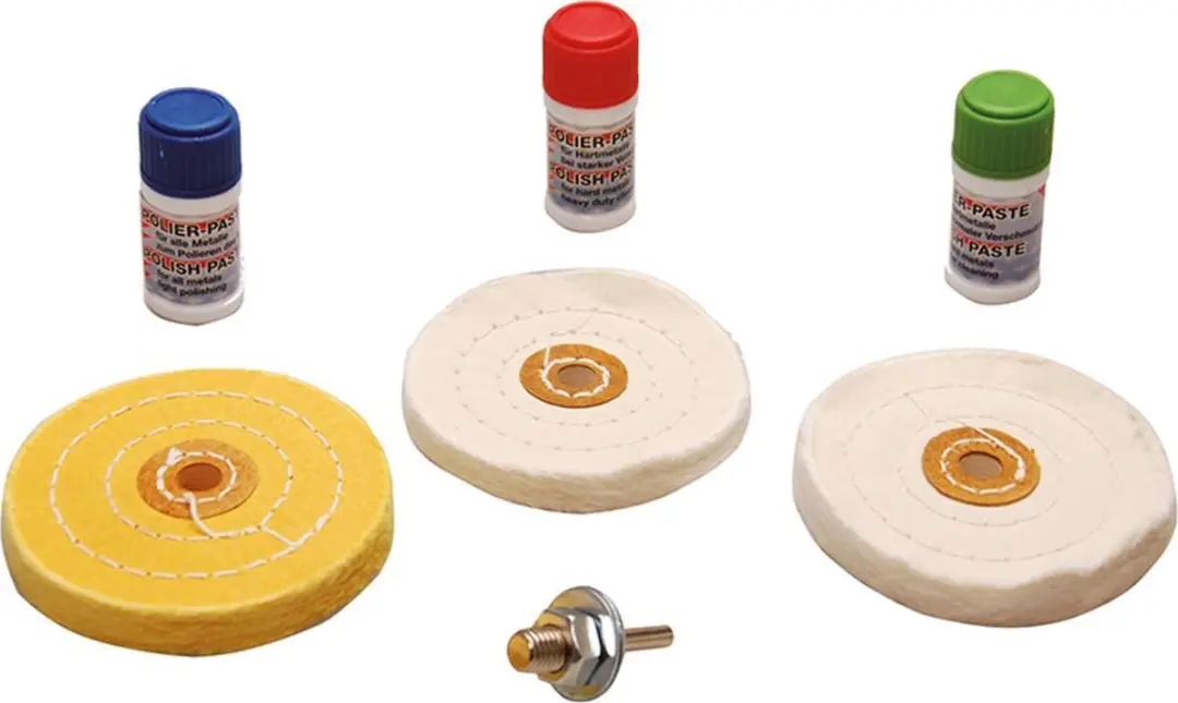 BGS Polijstassortiment voor zachte metalen 7 delig - afbeelding 4 van 5