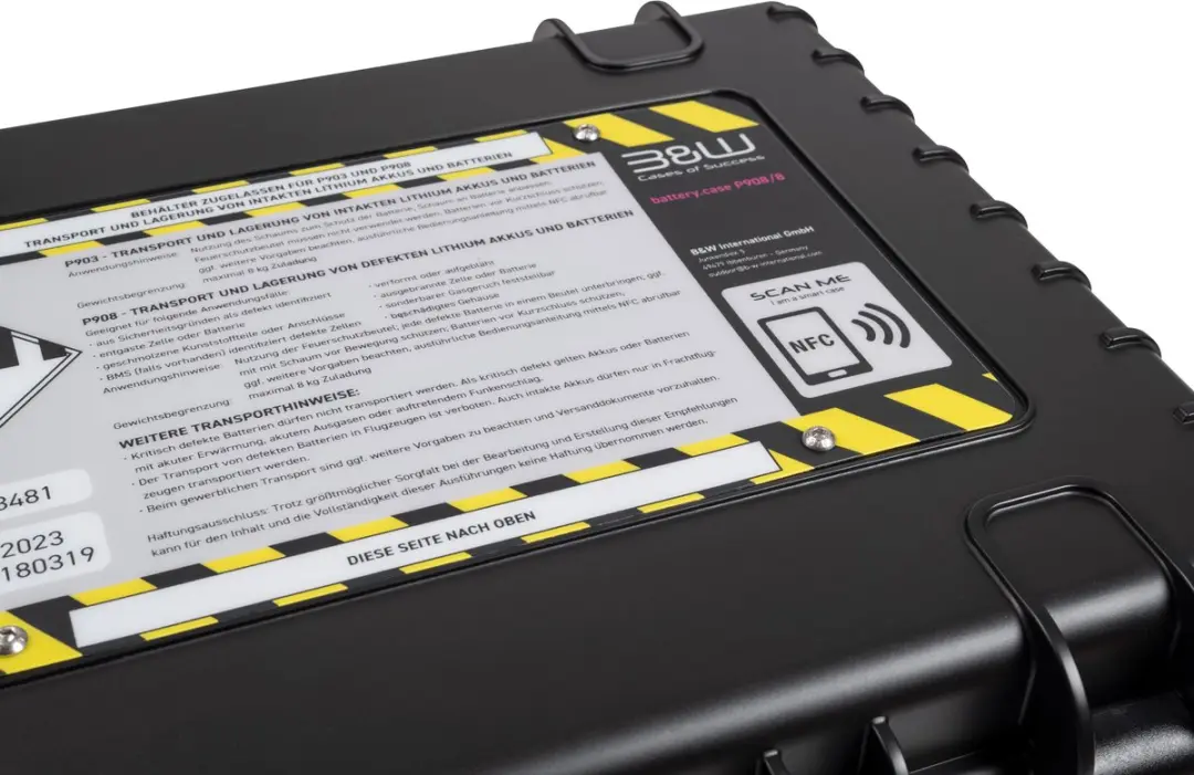 Brandwerende lithium-Ion koffer medium - afbeelding 4 van 6