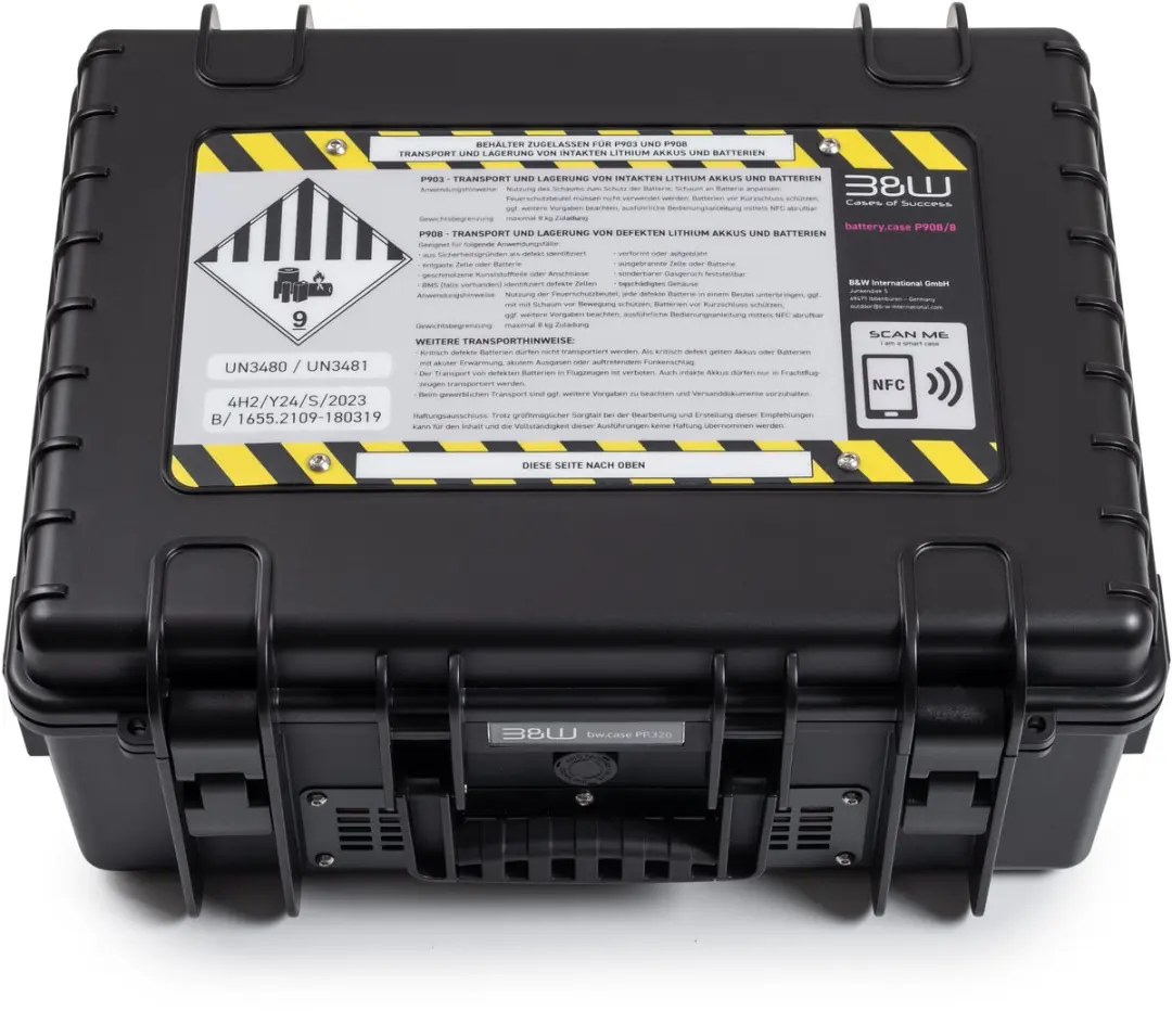 Brandwerende lithium-Ion koffer medium - afbeelding 2 van 6