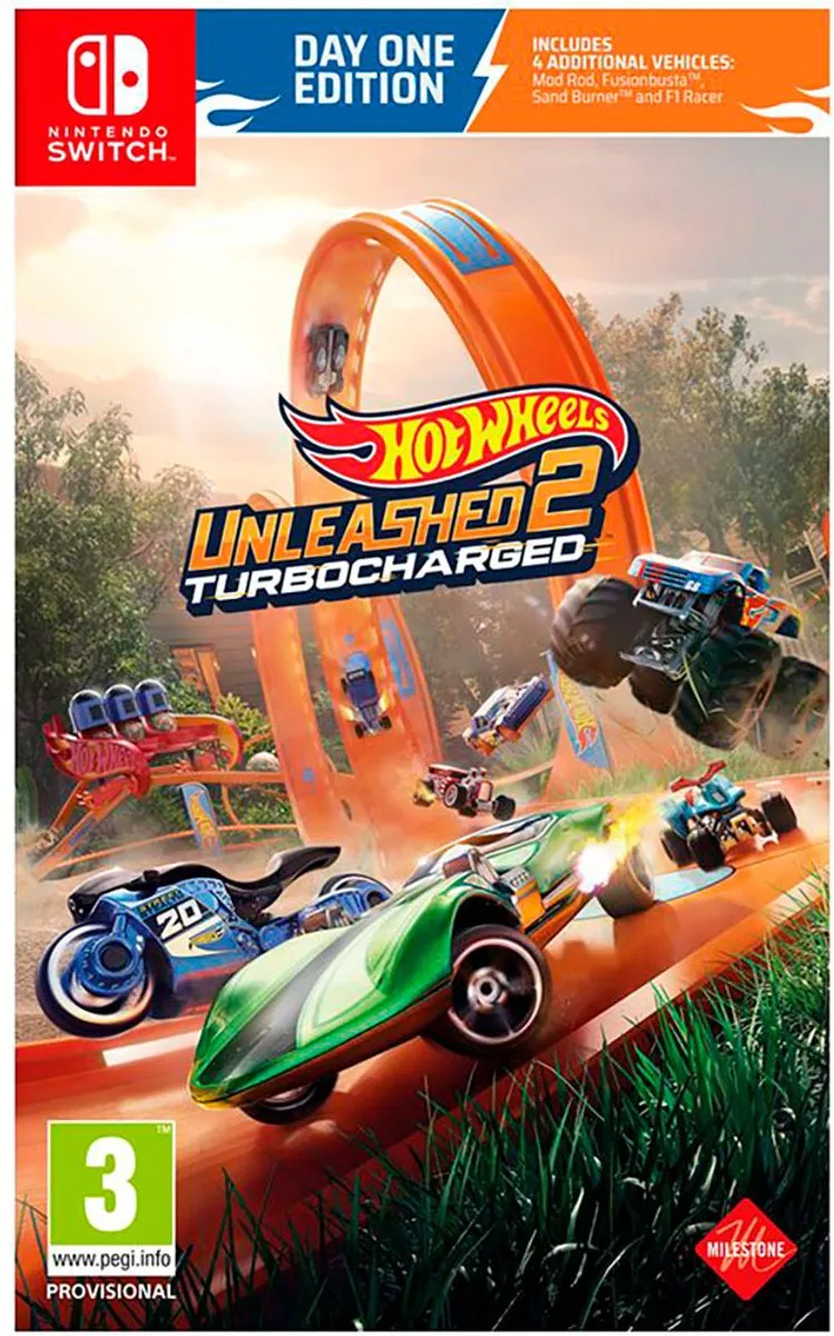 Nintendo Switch Hot Wheels Unleashed 2 Turbocharged - Day 1 Edition Oranje