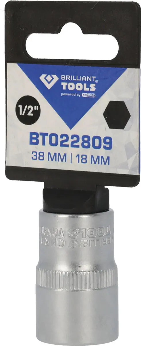 BRILLIANT TOOLS inbus 1/2" 18 mm - BT022809 - afbeelding 4 van 4