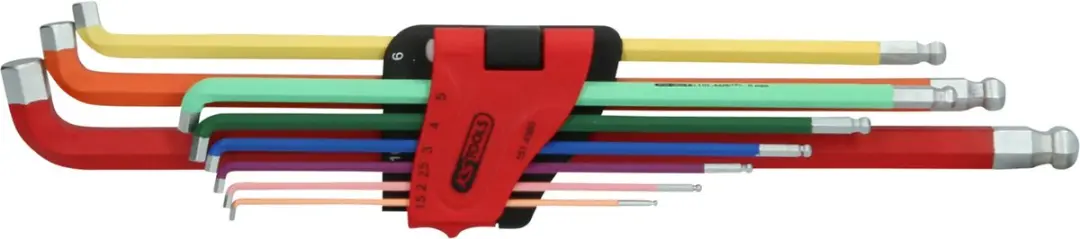 KS Tools 151.4560 Inbus Haakse Schroevendraaierset 9-delig - afbeelding 2 van 4