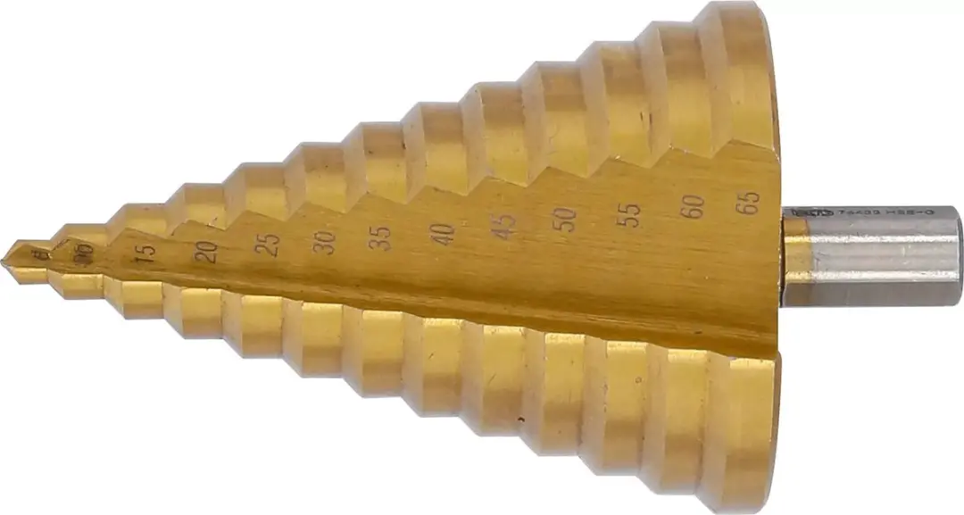 BGS technic Trappenboor 74433 - Titanium Gecoat - Ø6-65mm - afbeelding 3 van 4
