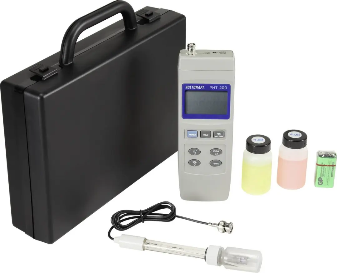 Voltcraft PHT-200 Combimeter pH-waarde, Redox (ORP) - afbeelding 2 van 6
