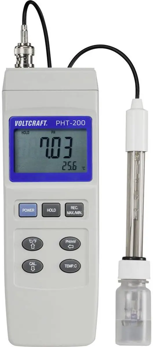 Voltcraft PHT-200 Combimeter pH-waarde, Redox (ORP)