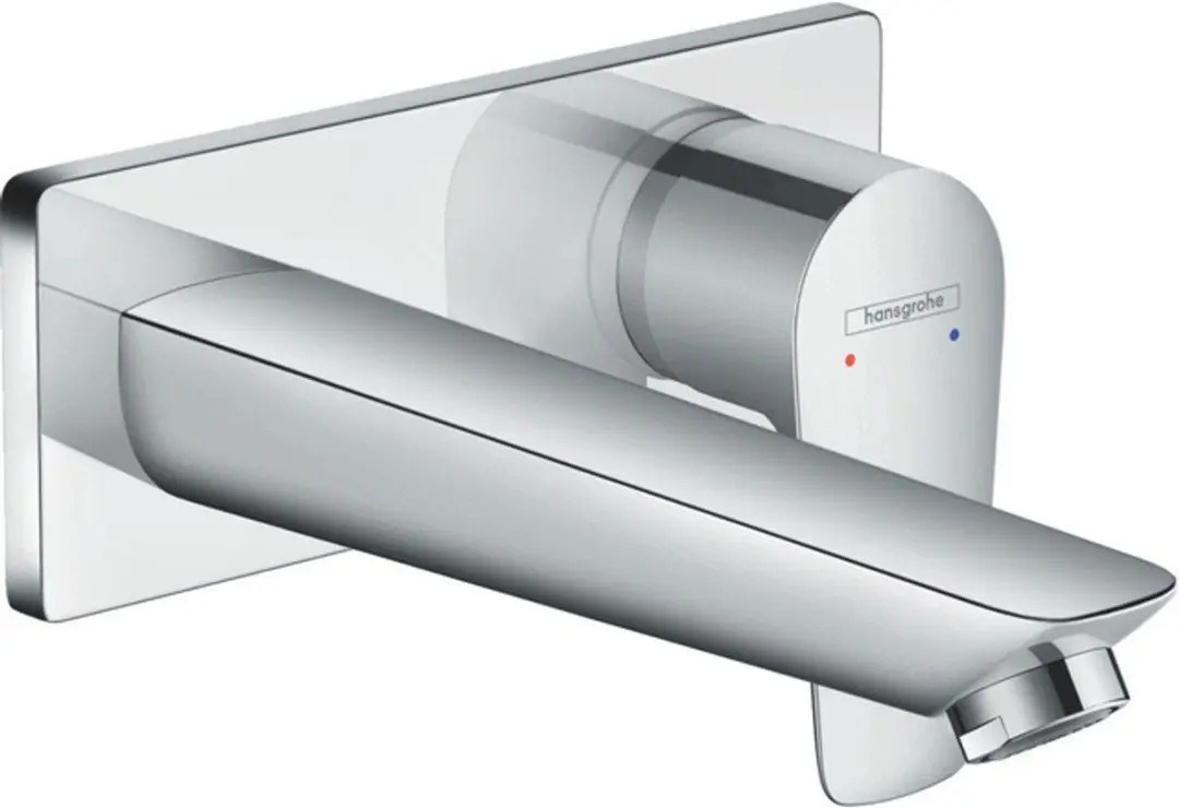 hansgrohe Talis E - Wastafelmengkraan - Ééngreeps bediening - Met afvoerplug - 225mm maat - Mat Zwart - afbeelding 3 van 3