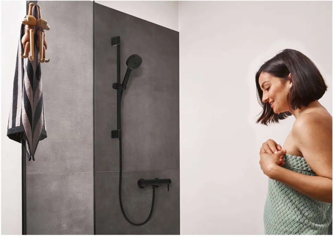 Hansgrohe Finoris 76620670 Douchekraan - Mat Zwart - afbeelding 2 van 4