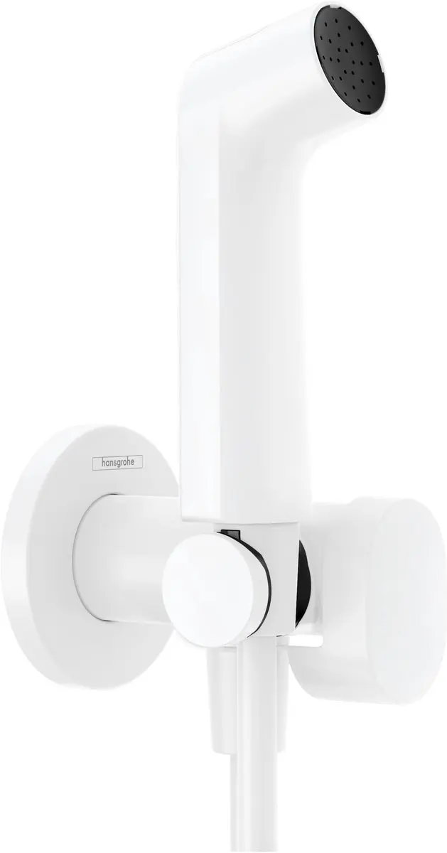 Hansgrohe Bidette 1jet S EcoSmart 29232700 Handdouche - Wit - afbeelding 2 van 3