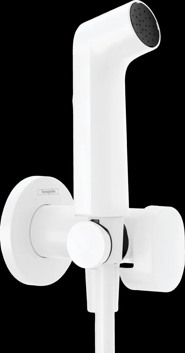 Hansgrohe Bidette 1jet S EcoSmart 29232700 Handdouche - Wit - afbeelding 3 van 3