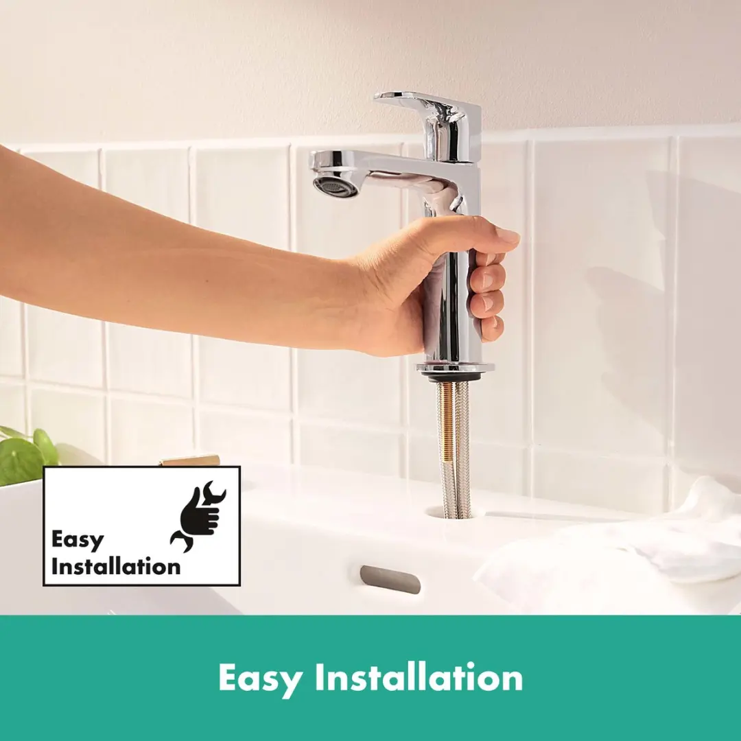 Hansgrohe Rebris S 72588000 Wastafelmengkraan - Chroom - afbeelding 5 van 6