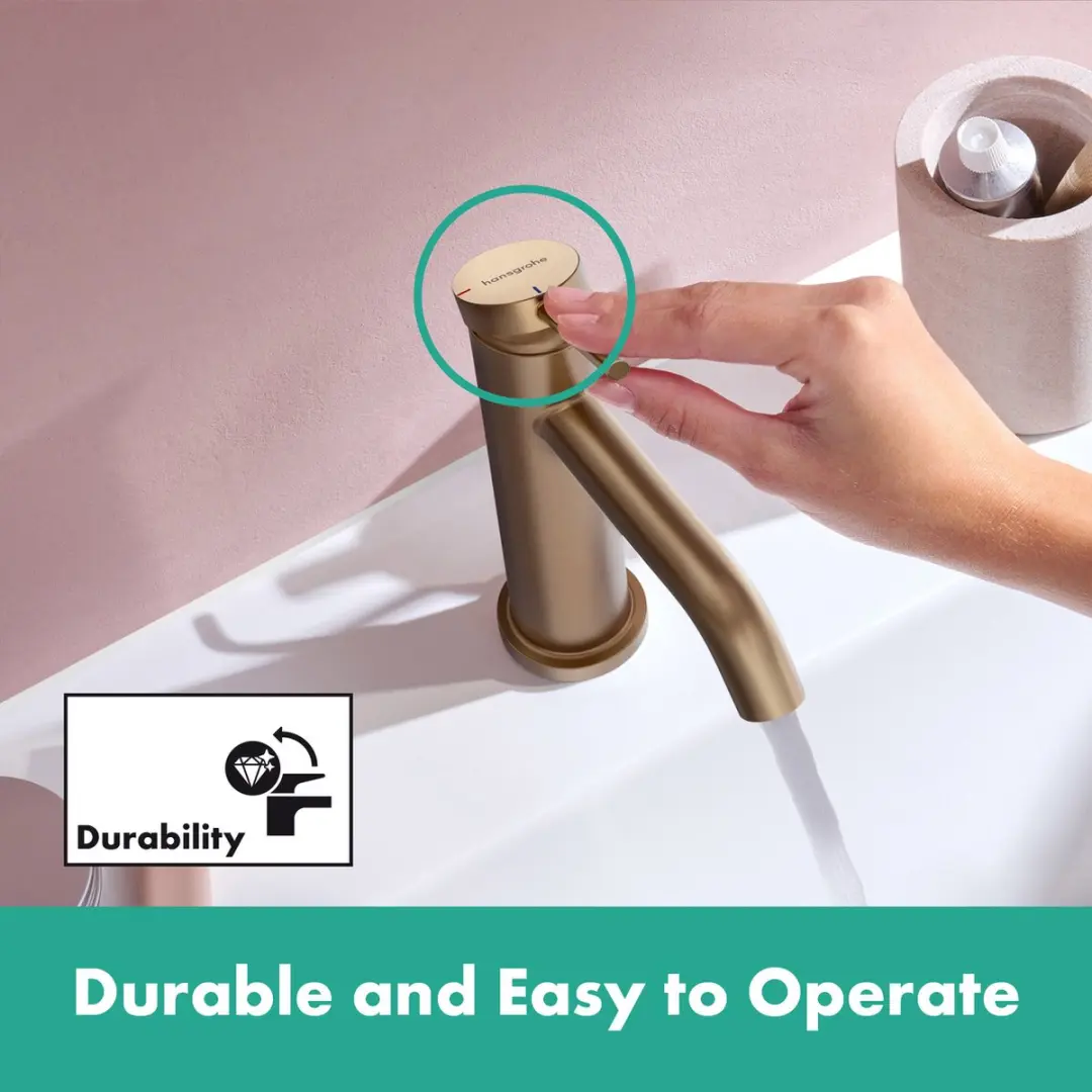 Hansgrohe Tecturis S Wastafelkraan 110 - Brushed Bronze - afbeelding 3 van 6