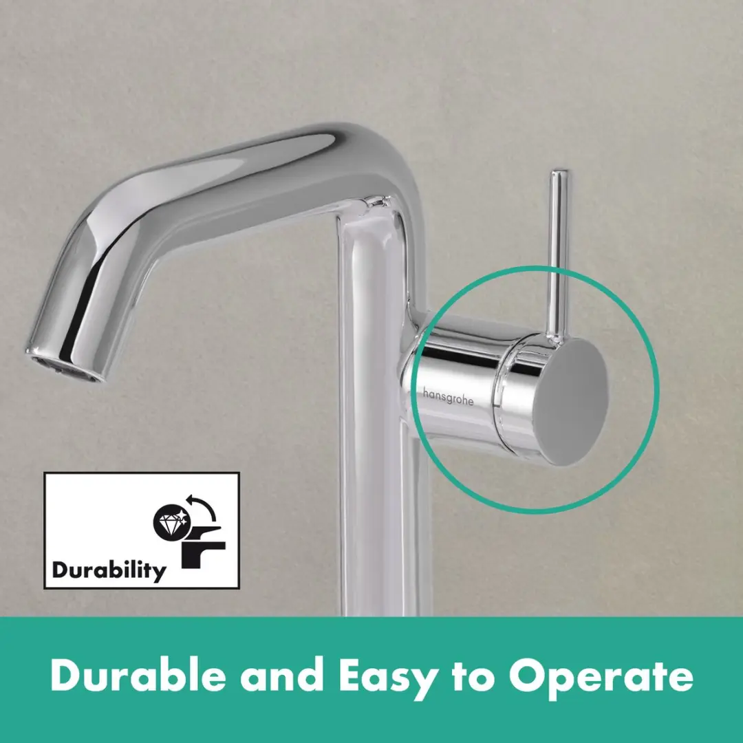 Hansgrohe Tecturis S 73370000 Wastafelkraan - Chroom - afbeelding 4 van 6