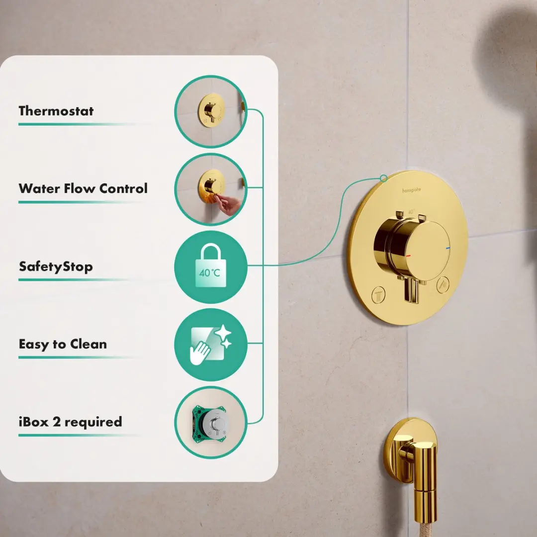 Hansgrohe Ecostat Comfort S Inbouwthermostaat 2 functies