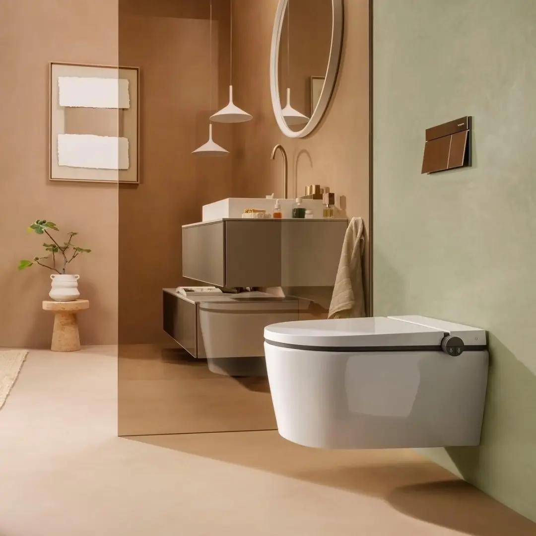 Hansgrohe LavaPura Element S 63021450 Elektronisch Bidet - Wit - afbeelding 3 van 6