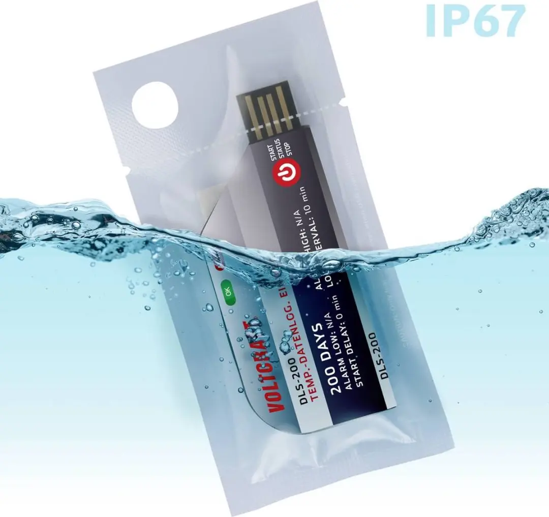 Voltcraft DLS-200 Temperatuur Datalogger - VC-11576730 - afbeelding 4 van 6