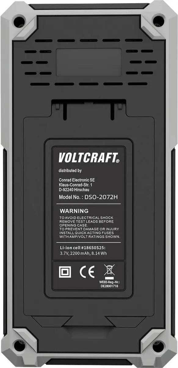 Voltcraft DSO-2072H Handoscilloscoop - 70 MHz - afbeelding 4 van 6