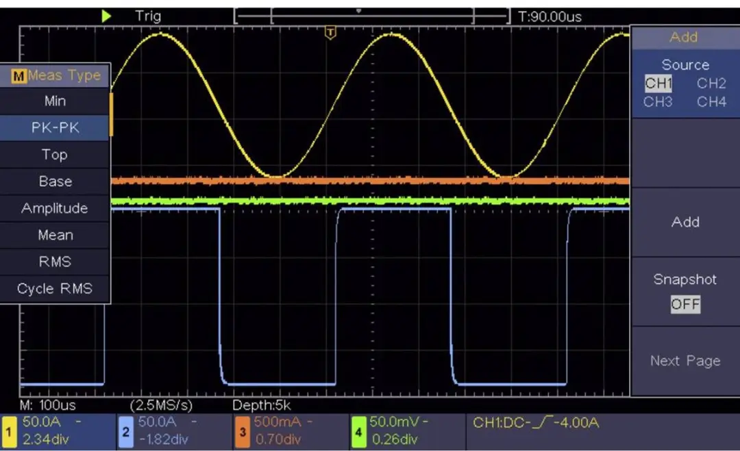 Voltcraft DSO-2154 Digitale oscilloscoop 150 MHz - 4-kanaals - afbeelding 3 van 6