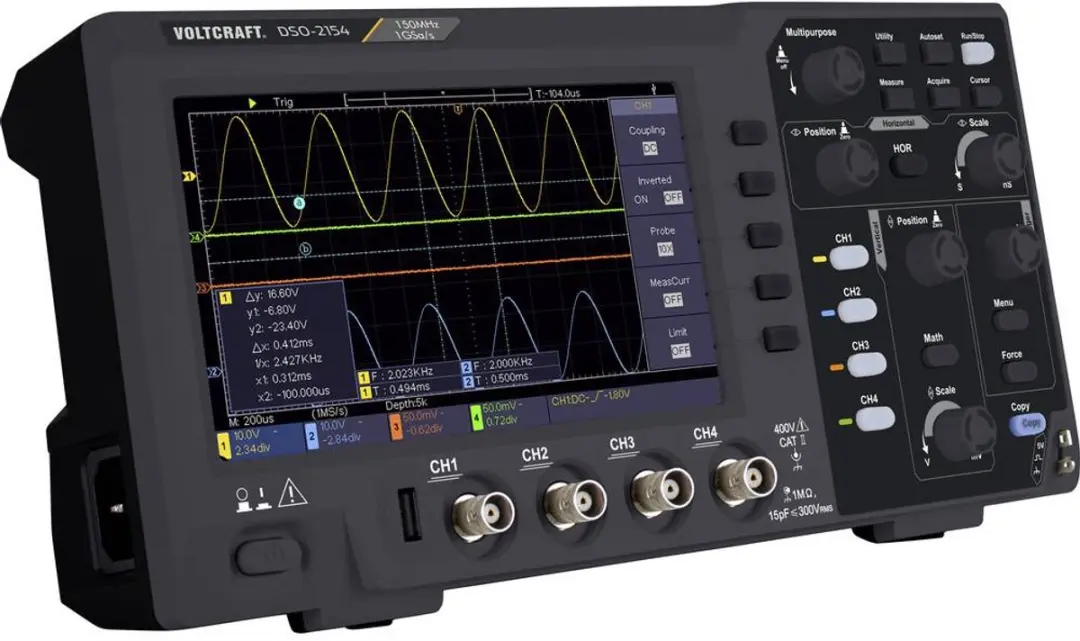 Voltcraft DSO-2154 Digitale oscilloscoop 150 MHz