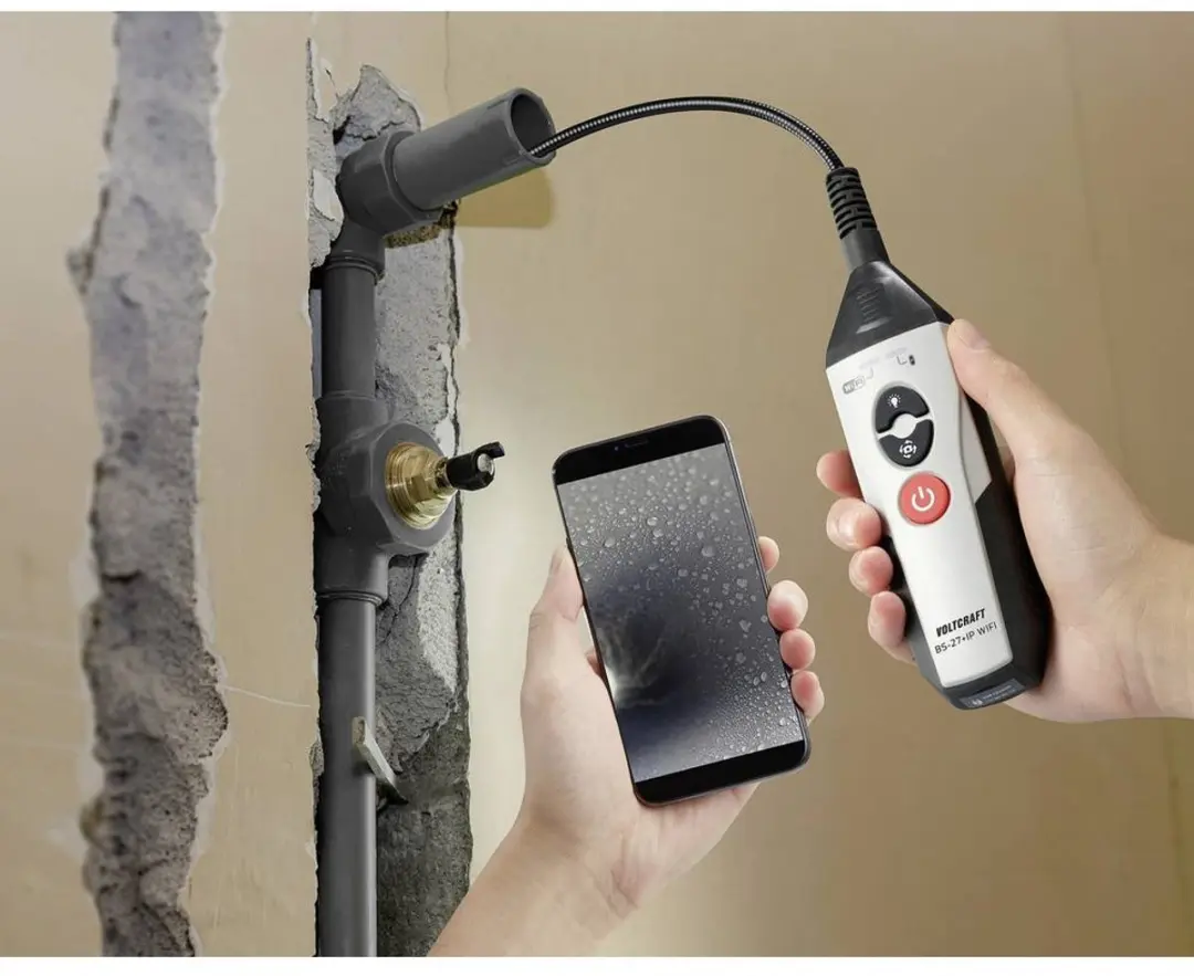 Voltcraft BS-27+IP WIFI Endoscoop - Ø5.5mm - 1m - afbeelding 2 van 5