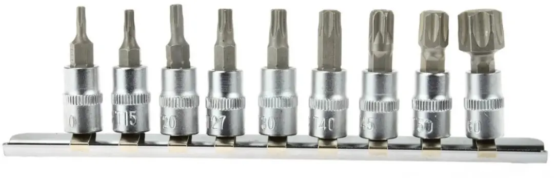GEKO Torx Dopsleutelset 9-delig