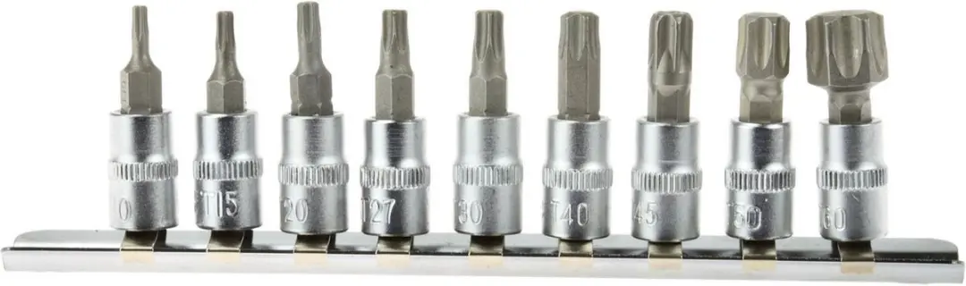 GEKO Torx Dopsleutelset 9-delig - T10-T60 - afbeelding 4 van 4