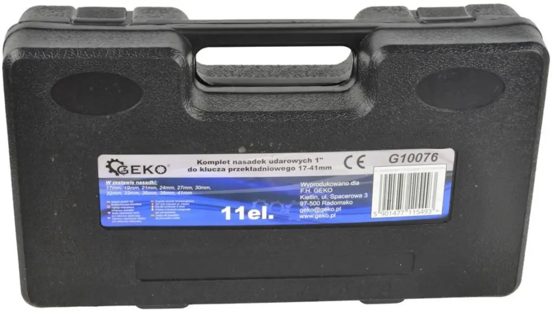GEKO Dopsleutelset 17-41mm - Inclusief Koffer - afbeelding 3 van 6