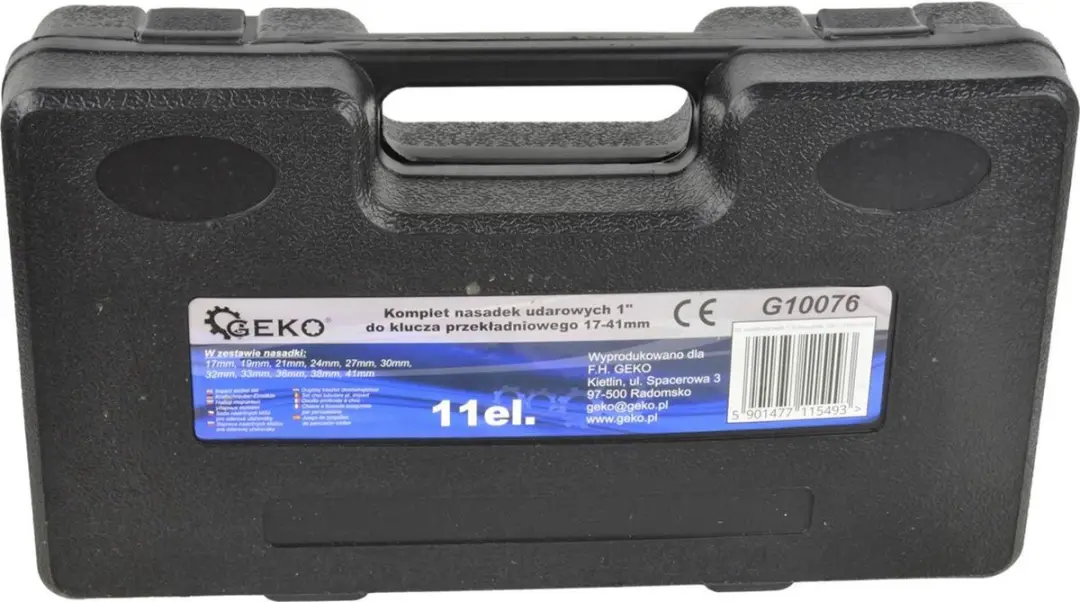GEKO Dopsleutelset 17-41mm - Inclusief Koffer - afbeelding 5 van 6