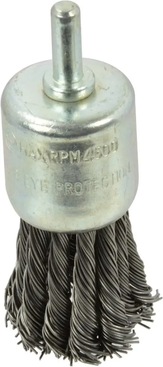 GEKO Twisted Knot Staalborstel 28mm - 6mm Schacht - afbeelding 5 van 6